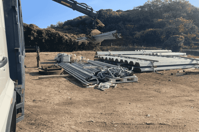 愛知県常滑市建設資材スクラップ回収1