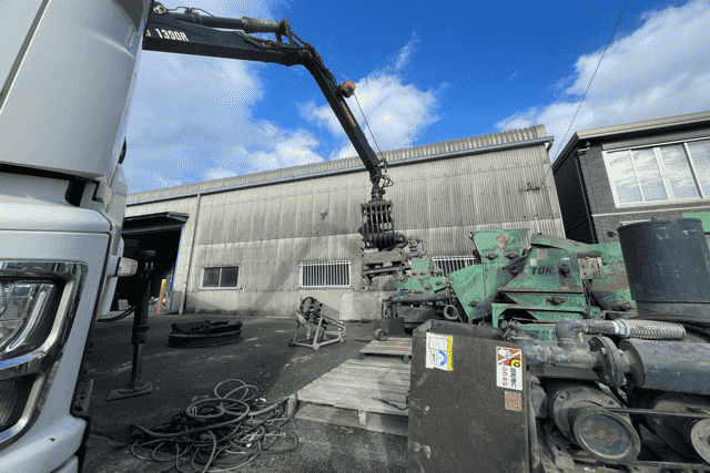 愛知県春日井市スクラップ回収風景