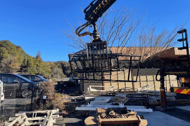 岐阜県岐阜市電動ベット回収風景